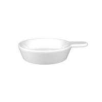 International Tableware, Inc Bright White 2oz Porcelain Samplling Skillet Bowl - FA-405 