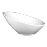 International Tableware, Inc Pacific Bright White 20 oz Porcelain Slanted Bowl - 1 Dz - FA-85