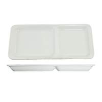 International Tableware, Inc Bright White 14-1/2in x 6-5/8in Porcelain Soup/Sandwich Plate - FAW-1465 