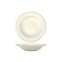 International Tableware, Inc Florentine American White 12 oz Ceramic Deep Rim Soup Bowl - FL-3GF