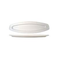International Tableware, Inc Bristol Bright White 21" Oval Porcelain Fish Platter - BL-2100