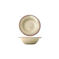 International Tableware, Inc Granada American White 13oz Ceramic Grapefruit Bowl - GR-10 