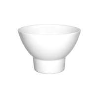 International Tableware, Inc Pacific Bright White 8oz Footed Porcelain Bowl - MD-107 
