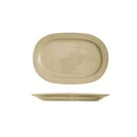 International Tableware, Inc Newport American White 8-3/8" x 5-3/4" Ceramic Platter - NP-33
