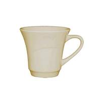 International Tableware, Inc Newport American White 6-1/2oz Ceramic Petal Cup - NP-71 