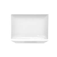 International Tableware, Inc Paragon Bright White 12" x 9-1/8" Porcelain Coupe Platter - PA-12