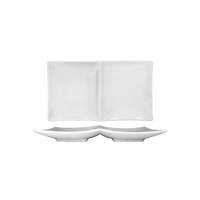 International Tableware, Inc Paragon Bright White 9-3/4in x 5-7/8in Porcelain Coupe Plate - PA-210 