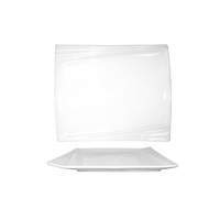 International Tableware, Inc Pacific Bright White 12" x 9" Porcelain Platter - PC-120