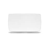 International Tableware, Inc Chef's Palette Bright White 12" x 4" Porcelain Flat Platter - PL-124