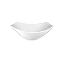 International Tableware, Inc Quad European White 38-1/2oz Porcelain Square Bowl - QP-40 