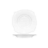 International Tableware, Inc Rhapsody Bright White 4-3/4in Diameter Signature Rim Saucer - RA-36 