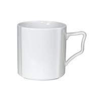 International Tableware, Inc Rhapsody Bright White 10oz Porcelain Mug - RA-38 