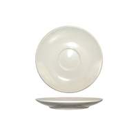 International Tableware, Inc American White 7-1/4in Dia. Ceramic Cappuccino Saucer - 2dz - RO-68 