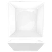International Tableware, Inc Slope Bright White 6oz Porcelain Square Bowl - SP-15 