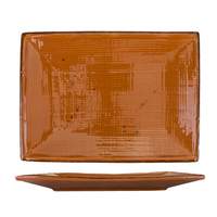 International Tableware, Inc Savannah Terracotta 10-1/2" x 8" Stoneware Platter - SV-108-TE