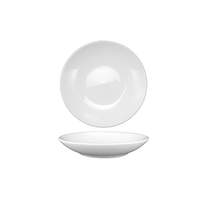 International Tableware, Inc Torino European White 7-1/8in Dia Porcelain Coupe Pasta Plate - TN-107 