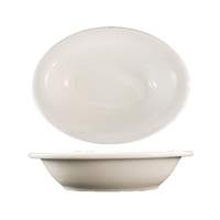 International Tableware, Inc Valencia American White 31oz Ceramic Oval Narrow Rim Baker - VA-101 