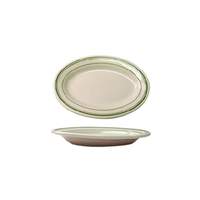 International Tableware, Inc Verona American White 9-3/8in x 6-5/16in Ceramic Platter - VE-34 
