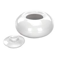 International Tableware, Inc Vale White 8oz Porcelain Sugar Bowl - VL-61 