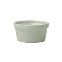 International Tableware, Inc European White 8oz Porcelain Fluted Ramekin - RAMF-10-EW 