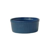 International Tableware, Inc Cancun Light Blue 6 oz Ceramic Fluted Ramekin - RAMF-8-LB