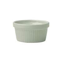 International Tableware, Inc European White 2 oz Porcelain Fluted Ramekin - RAMF-2-EW