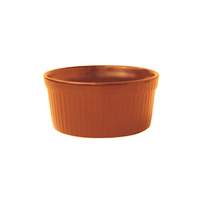 International Tableware, Inc Cancun Orange 2 oz Ceramic Fluted Ramekin - RAMF-2-O