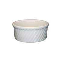 International Tableware, Inc European White 8-1/2oz Porcelain Souffle Dish - SOFS-8-EW 