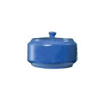 International Tableware, Inc Campfire Speckle Ocean Blue 14oz Ceramic Sugar Bowl - CF-61 