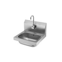 Krowne Metal 16"W Wall Mounted Hand Sink w/ Electronic Faucet - HS-11