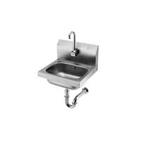 Krowne Metal 16"W Wall Mounted Hand Sink w/ Electronic Faucet - HS-12