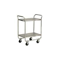 Lakeside 27"Wx17-1/2"Dx35-3/4"H Chrome Plated Utility Cart - 472 