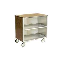 Lakeside 22"x36"x36-5/8" Stainless Steel Enclosed Bussing Cart - 646