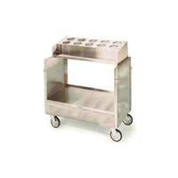Lakeside Stainless Steel Enclosed Style Tray & Silver Cart - 403