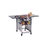 Lakeside Portable Stainless Steel Wing Table - 110