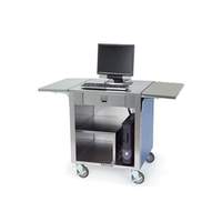 Lakeside Stainless Steel Mobile Cashier Stand - 641 