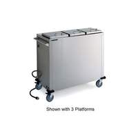 Lakeside 10-1/4" Dia. Mobile Convection Heated Plate Dispenser - 7511