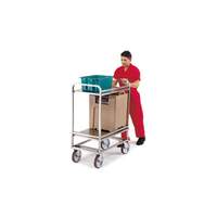 Lakeside 22inx35inx50-1/8in Extreme Duty 2-Tier Utility Cart - 8840 