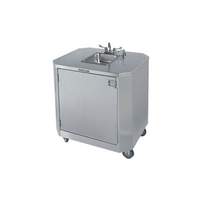 Lakeside Stainless Steel Mobile Deluxe Hand Washing Station - 9610 