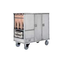 Lakeside Full Height Heated Meal & Beverage Delivery Cart - PB48ENC