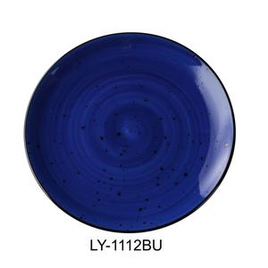 Yanco China Lyon Blue Speckled Glazed Porcelain - LY-1112BU