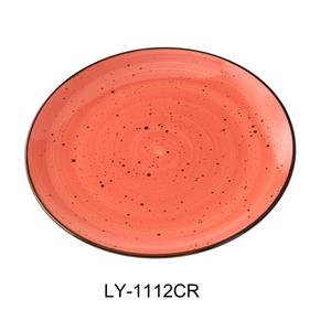 Yanco China Lyon Coral Speckled Glazed Porcelain - LY-1112CR