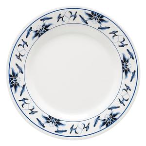 GET Water Lily Melamine 9.5in dia. Dinner Plate - 1dz - M-5080-B 