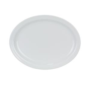 Yanco China Mayor Super White Porcelain 13in x 10in Oval Platter- 1dz - MA-14 