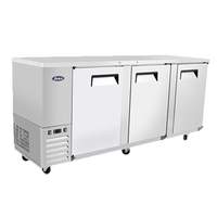 Atosa 90" Triple Door Stainless Steel Back Bar Refrigerator - MBB90GR