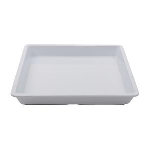 GET White Melamine 9.25in x 9.25in Square Entrée Tray - 1dz - ML-120-W 