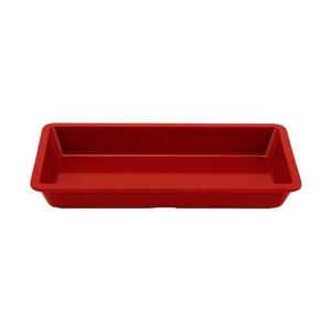 GET Red Sensation Melamine 16oz Rectangular Entrée Dish- 1dz - ML-121-RSP 