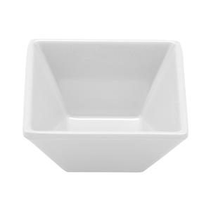 GET Siciliano White Melamine 3oz Square Petite Bowl - 4dz - ML-257-W 