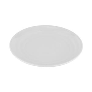 GET Milano White Melamine 7.5in dia. Plate - 1dz - ML-80-W 