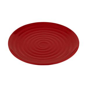 GET Red Sensation Melamine 12.5in dia. Plate - 1dz - ML-83-RSP 